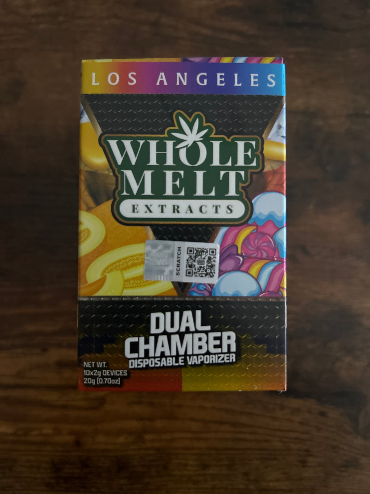 Whole Melt. Dual Chamber Live Resin/Liquid Diamond Vapes.